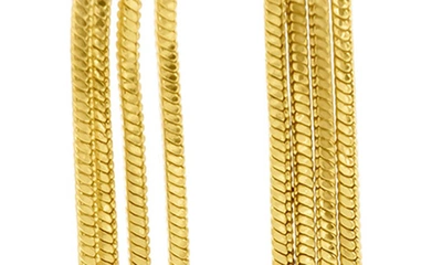 Adornia Strand Chain Drop Earrings In Gold