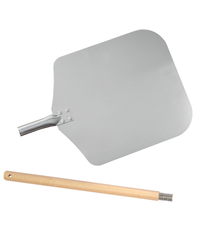 Fante’s Pizza Chef's Scissors And Pizza Peel With Removable Handle, The Italian Market Original Since 1906 In Silver