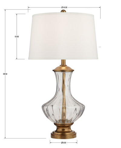 Shop Pacific Coast Harlow Table Lamp In Warm Bronze