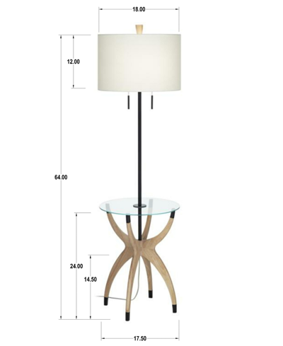 Shop Pacific Coast Vanguard Floor Lamp In Natural