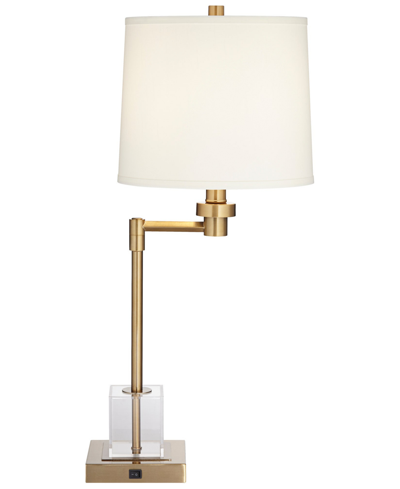 Shop Pacific Coast Grant Table Lamp In Warm Gold