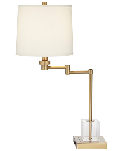 Shop Pacific Coast Grant Table Lamp In Warm Gold