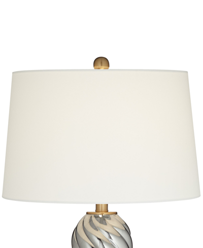 Shop Pacific Coast Spire Table Lamp In Smoke Gray