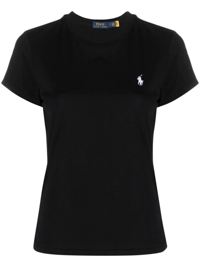Shop Polo Ralph Lauren T-shirt Con Logo In Black