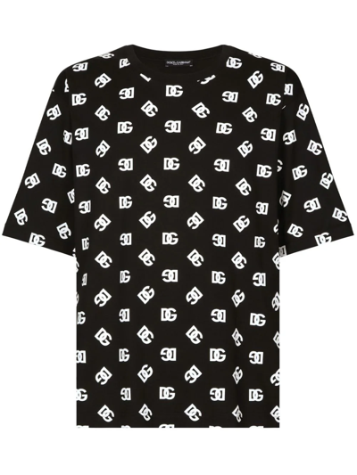 Shop Dolce & Gabbana T-shirt Dg In Black