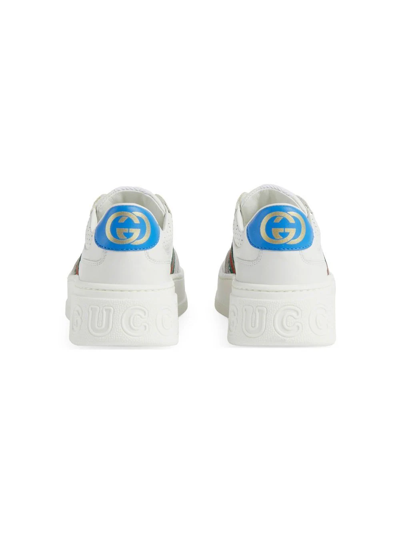 Shop Gucci Sneakers Con Web In White