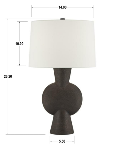Shop Pacific Coast Louise Table Lamp In Black
