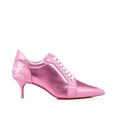 Shop Christian Louboutin Leather Pumps In Pink