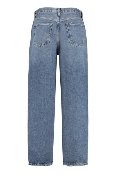 Shop Agolde Dara Baggy Jeans In Denim