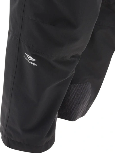 Shop Balenciaga "ski Cargo 3b Sports Icon" Trousers In Black