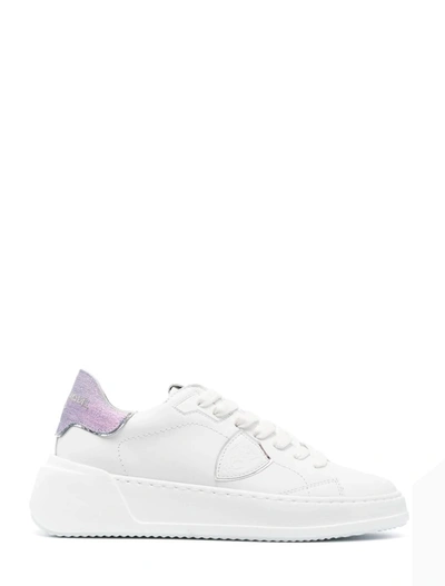 Shop Philippe Model Sneakers In Blanc Azuk