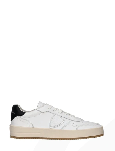Shop Philippe Model Sneakers In Blanc Noir