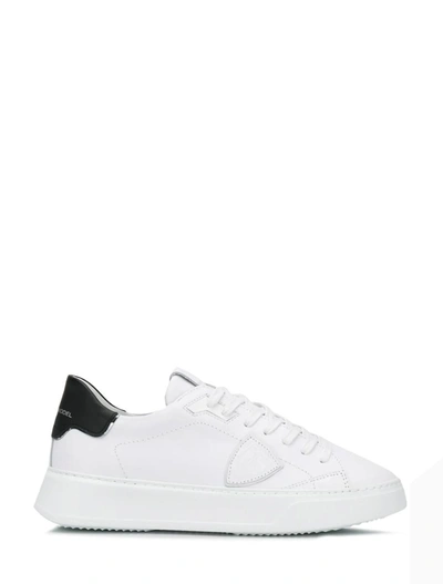 Shop Philippe Model Sneakers In Blanc Noir