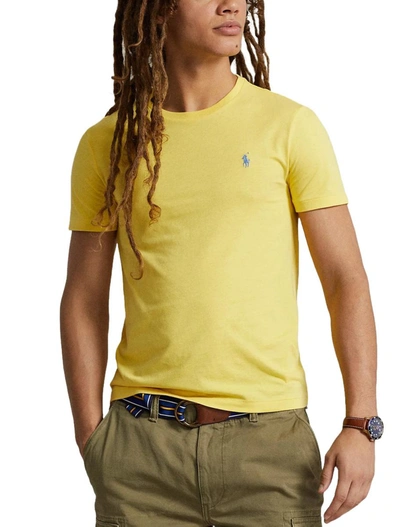Shop Ralph Lauren T-shirts And Polos In Oasis Yellow/c7580
