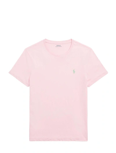 Shop Ralph Lauren T-shirts And Polos In Garden Pink/c5140