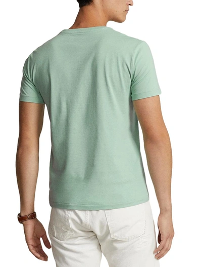 Shop Ralph Lauren T-shirts And Polos In Celadon/c7580