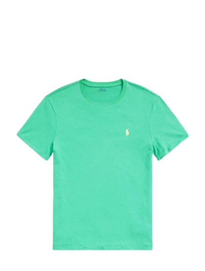 Shop Ralph Lauren T-shirts And Polos In Classic Kelly/c1231