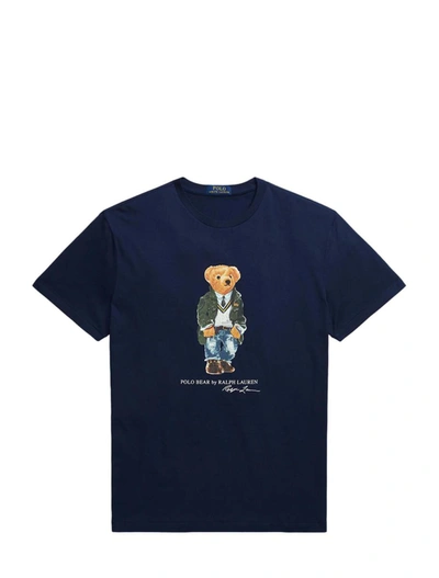 Shop Ralph Lauren T-shirts And Polos In Sp24 Newport Navy