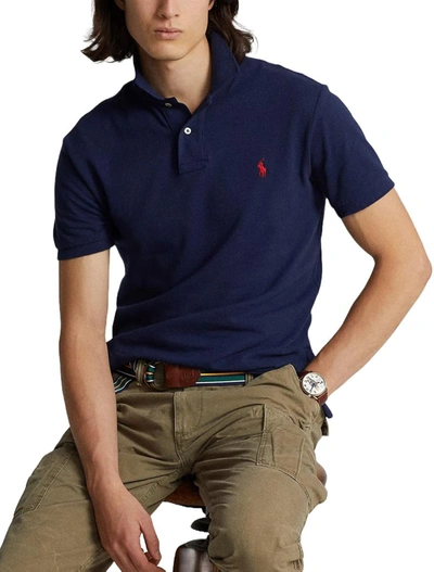 Shop Ralph Lauren T-shirts And Polos In Newport Navy