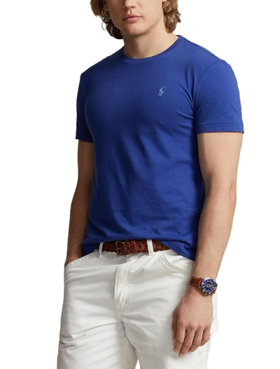 Shop Ralph Lauren T-shirts And Polos In Beach Royal/c7349