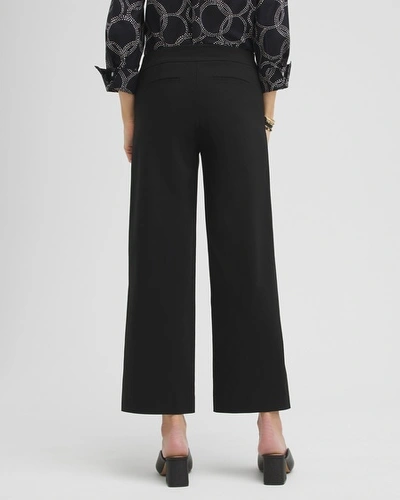 Chico's Brigitte Grommet Wide Leg Pants In Black Size 16 |  In Black