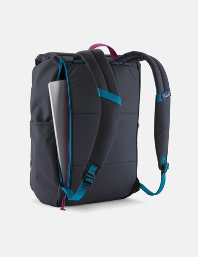 Shop Patagonia Fieldsmith Roll Top Backpack In Navy Blue
