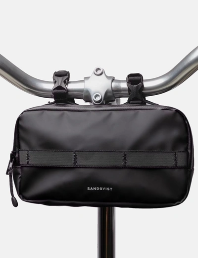 Shop Sandqvist Uno Hip/bike Bar Bag In Black