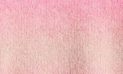 Rag & Bone Womens Long Sleeve Ribbed Trim Crewneck Sweater In Pink Multi
