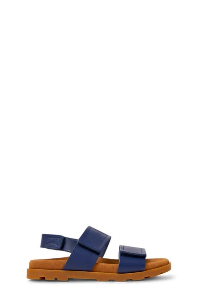 Shop Camper Kids' Brutus Slingback Sandal In Dark Blue