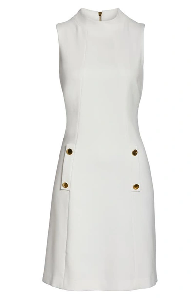 Shop Harper Rose Funnel Neck Sleeveless A-line Dress In Ivory