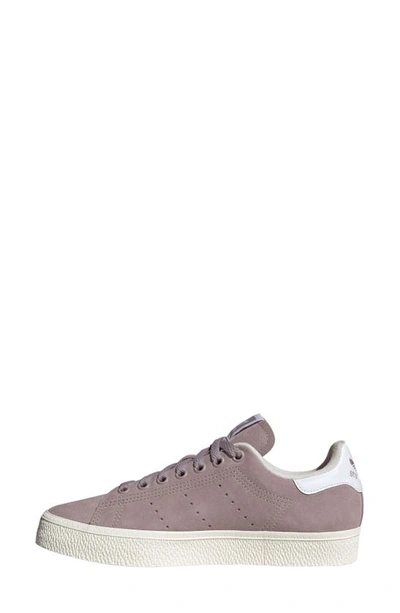 Shop Adidas Originals Stan Smith Sneaker In Fig/ White/ White