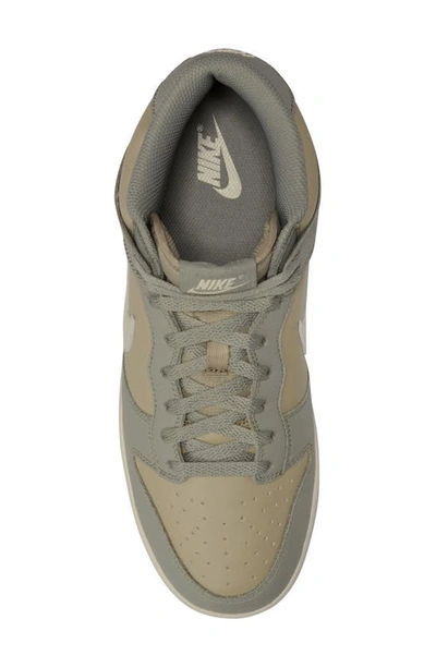 Shop Nike Dunk Mid Basketball Sneaker In Dark Stucco/ Light Bone/ Olive