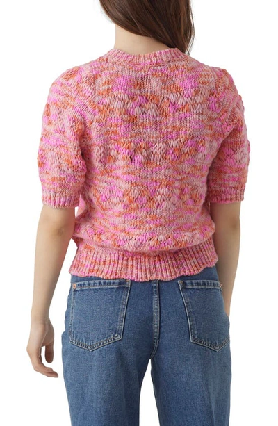 Shop Vero Moda Maddi Marled Puff Sleeve Sweater In Pastel Lavender Deta