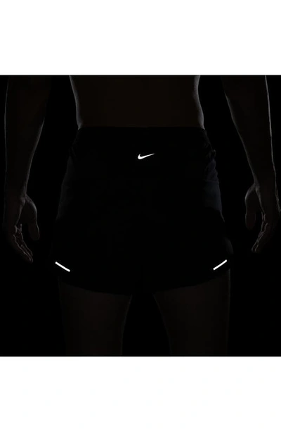 Shop Nike Energy Stride Dri-fit Running Shorts In Black/ Black/ Hyper Royal