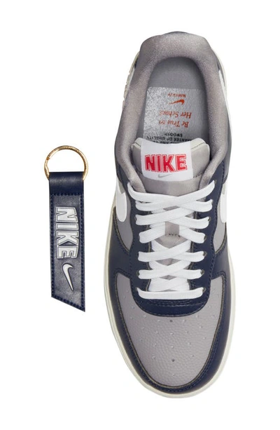 Shop Nike Air Force 1 '07 Se Basketball Sneaker In College Navy/ White/ Pewter