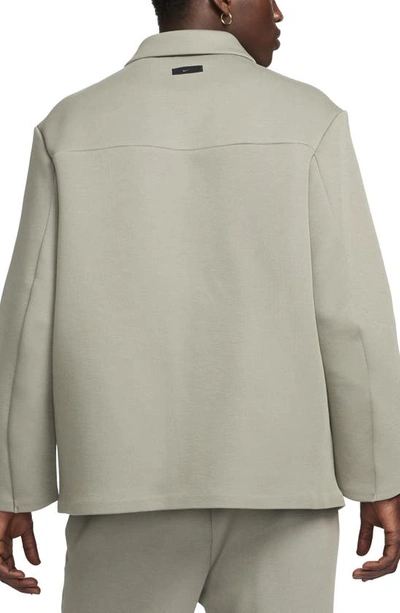 Shop Nike Reimagined Tech Fleece Jacket In Dark Stucco