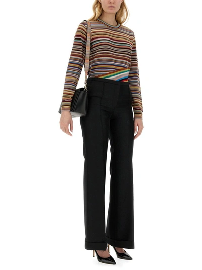 Shop Paul Smith "signature Stripe" Jersey In Multicolour