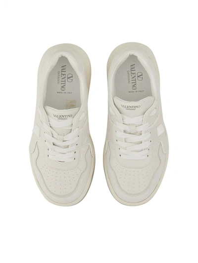 Shop Valentino Garavani "low-top One Stud" Sneaker In White