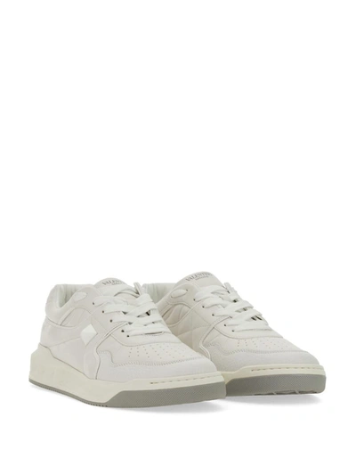 Shop Valentino Garavani "low-top One Stud" Sneaker In White
