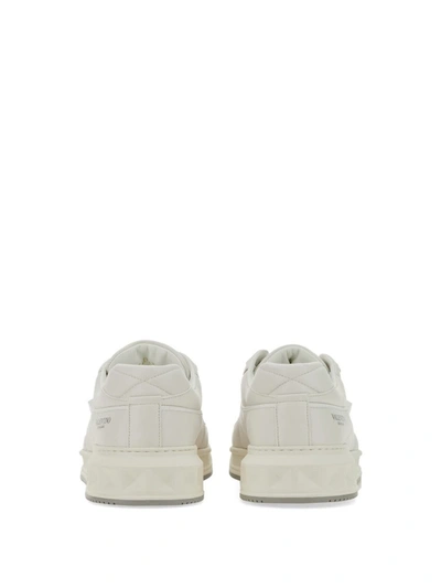 Shop Valentino Garavani "low-top One Stud" Sneaker In White