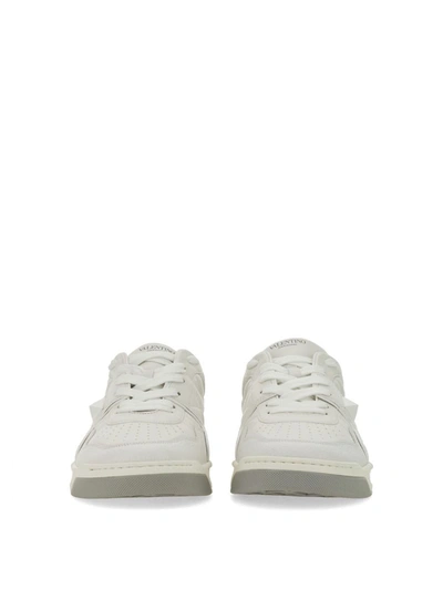 Shop Valentino Garavani "low-top One Stud" Sneaker In White