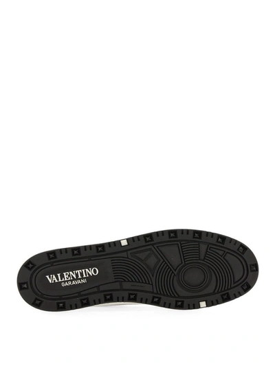 Shop Valentino Garavani Low Top Sneaker "freedots" In White