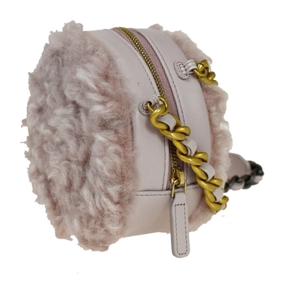 Pre-owned Chanel Cc Pink Wool Shoulder Bag ()