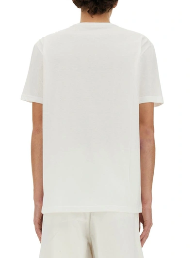 Shop Alexander Mcqueen "dragonfly" T-shirt In White