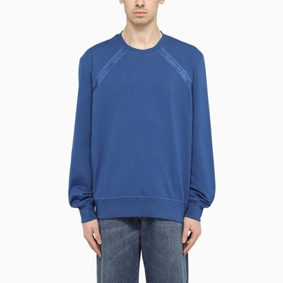 Shop Alexander Mcqueen Crew-neck Sweatshirt In Blue