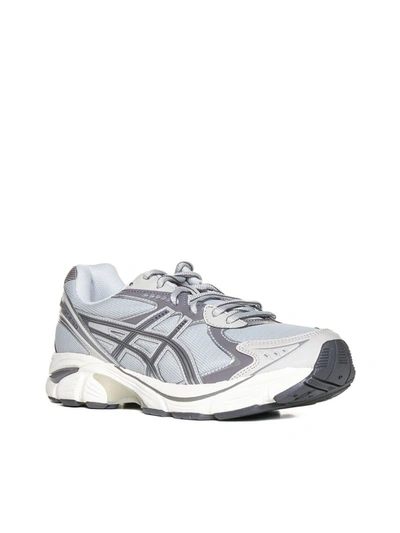 Shop Asics Sneakers In Oyster Grey/carbon