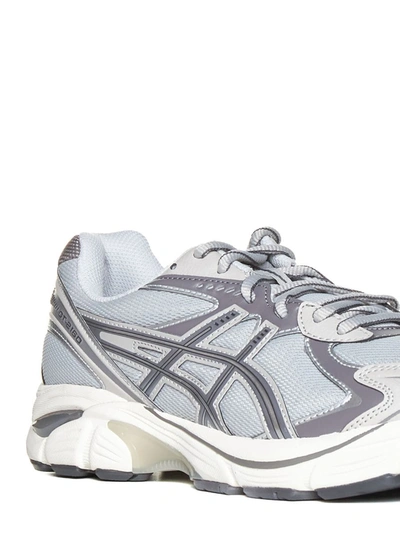 Shop Asics Sneakers In Oyster Grey/carbon