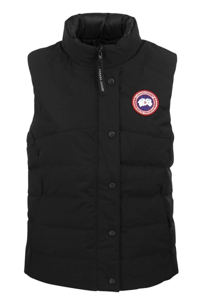 Shop Canada Goose Freestyle - Sleeveless Jacket In Black