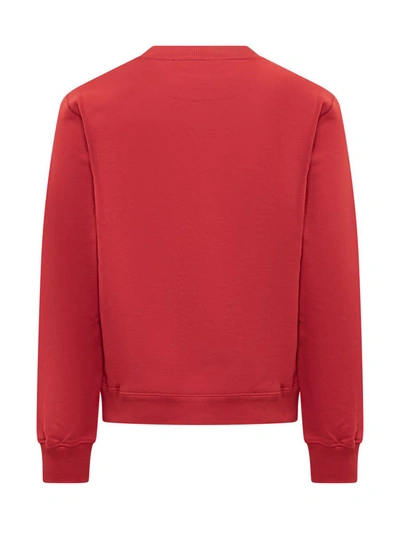 Shop Dolce & Gabbana Sweatshirt With Logo In Red