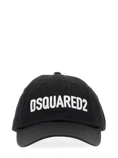 Shop Dsquared2 Baseball Hat With Logo In Black